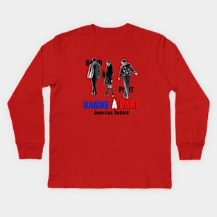 Bande à part Jean Luc Godard Kids Long Sleeve T-Shirt